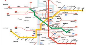 Plan du métro de Prague, information métro Prague