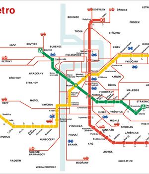 Plan Metro Prague
