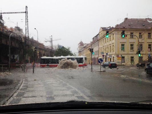 Inondations à Prague en juin 2013