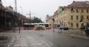 Inondations à Prague en juin 2013